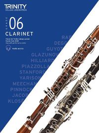 Cover image for Trinity College London Clarinet Exam Pieces from 2023: Grade 6