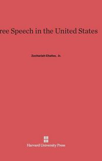 Cover image for Free Speech in the United States