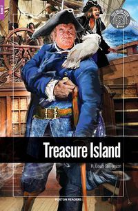 Cover image for Treasure Island - Foxton Reader Level-2 (600 Headwords A2/B1) with free online AUDIO