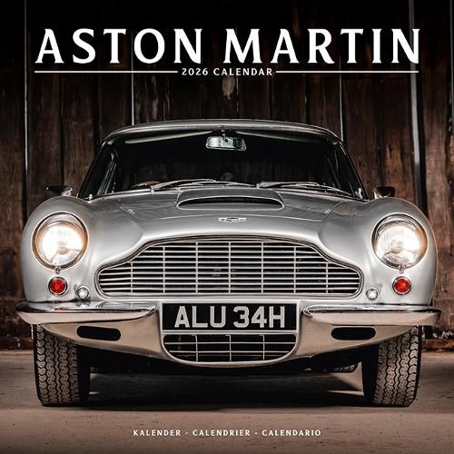 Cover image for Aston Martin Calendar 2026 Square Car Wall Calendar - 16 Month