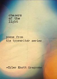 Cover image for Chasers of the Light: Poems from the Typewriter Series