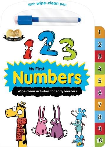 Help with Homework: My First Numbers: Wipe-Clean Workbook for 2+ Year-Olds