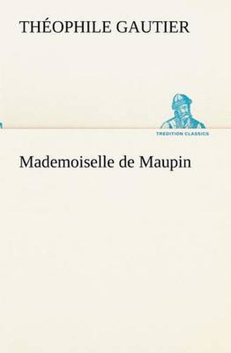 Cover image for Mademoiselle de Maupin