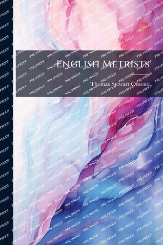 Cover image for English Metrists