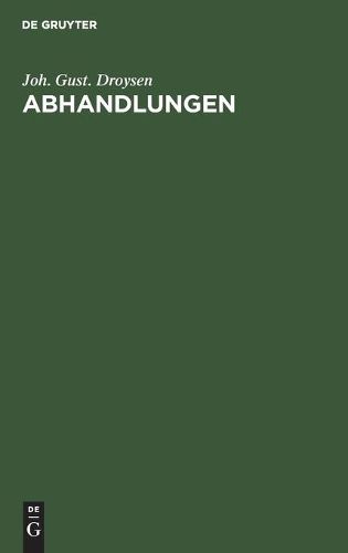 Cover image for Abhandlungen: Zur Neueren Geschichte