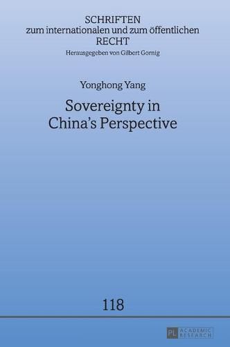 Cover image for Sovereignty in China's Perspective