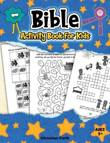 Cover image for Bible Activity Book for Kids