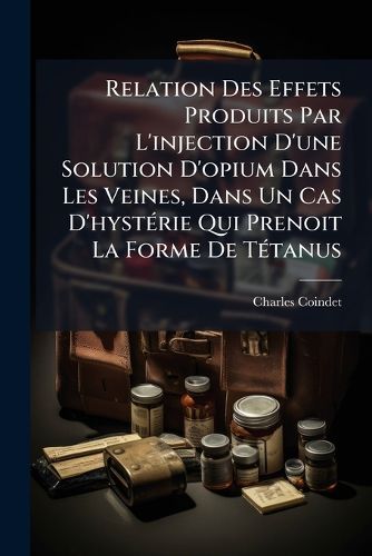 Cover image for Relation Des Effets Produits Par L'injection D'une Solution D'opium Dans Les Veines, Dans Un Cas D'hysterie Qui Prenoit La Forme De Tetanus