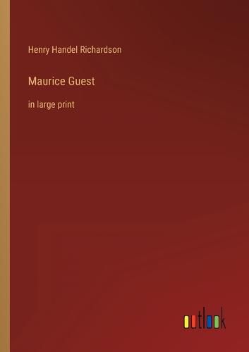 Cover image for Maurice Guest