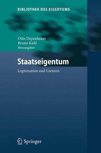 Cover image for Staatseigentum: Legitimation und Grenzen