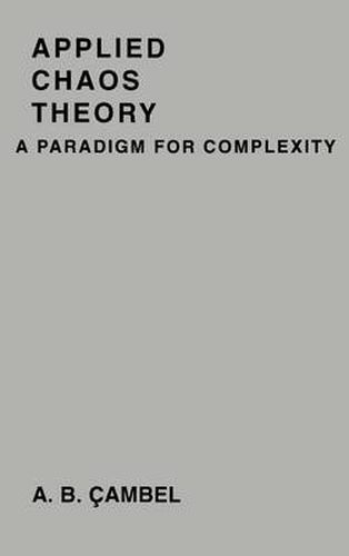 Cover image for Applied Chaos Theory: A Paradigm for Complexity