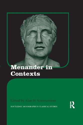 Cover image for Menander in Contexts