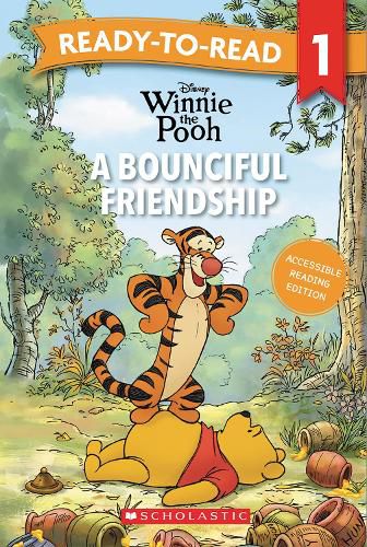 Cover image for Winnie the Pooh: A Bounciful Friendship - Ready-to-Read Level 1 (Disney)
