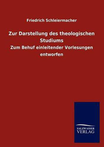 Zur Darstellung des theologischen Studiums