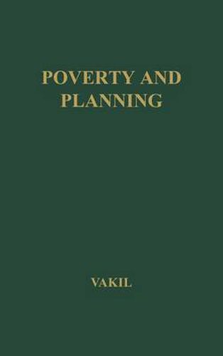 Cover image for Poverty and Planning