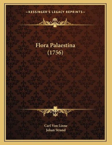 Cover image for Flora Palaestina (1756)