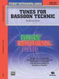 Cover image for Tunes for Bassoon Technic, Level II: Student Instrumental Course