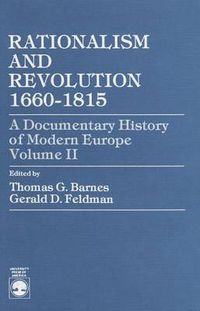 Cover image for Rationalism and Revolution 1660-1815