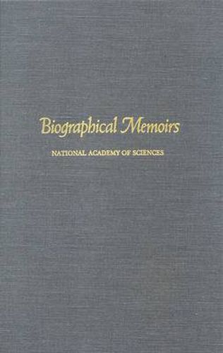 Cover image for Biographical Memoirs: Volume 63
