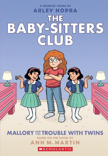 Cover image for Mallory and the Trouble with Twins (The Baby-Sitters Club, Graphic Novel 17)