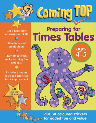 Cover image for Coming Top: Preparing for Times Tables 4-5