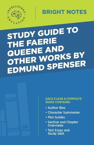 Cover image for Study Guide to The Faerie Queene and Other Works by Edmund Spenser