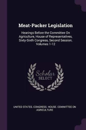 Cover image for Meat-Packer Legislation