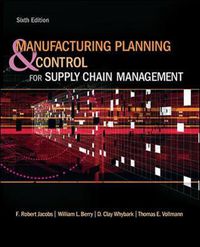 Cover image for Manufacturing Planning and Control for Supply Chain Management