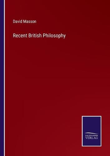 Cover image for Recent British Philosophy