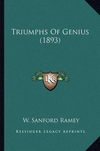 Cover image for Triumphs of Genius (1893)