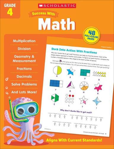 Cover image for Scholastic Success with Math Grade 4