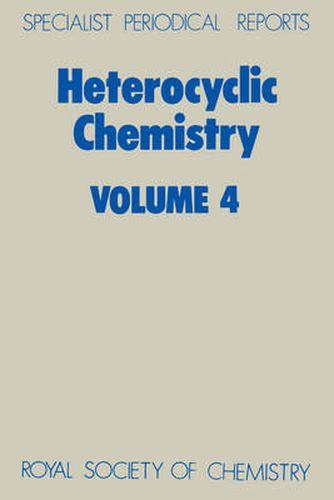 Cover image for Heterocyclic Chemistry: Volume 4