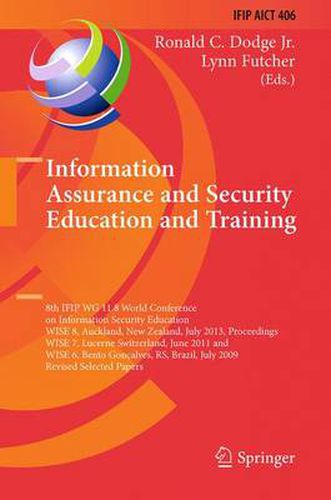 Cover image for Information Assurance and Security Education and Training