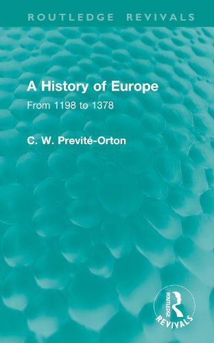 A History of Europe