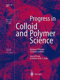 Cover image for Aqueous Polymer - Cosolute Systems: Special Issue in Honor of Dr. Shuji Saito