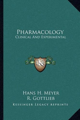 Pharmacology: Clinical and Experimental