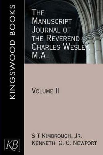 Cover image for The Manuscript Journal of the Reverend Charles Wesley MA