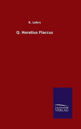 Cover image for Q. Horatius Flaccus