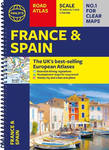 Cover image for Philip's France and Spain Road Atlas