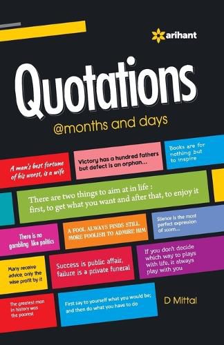 Cover image for Quotations @Months and Days