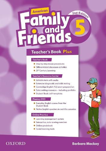 Cover image for American Family and Friends: Level Five: Teacher's Book Plus