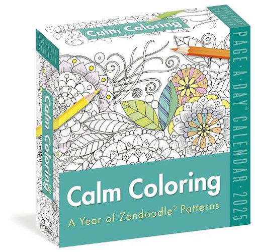 Calm Coloring Page-A-Day (R) Calendar 2025