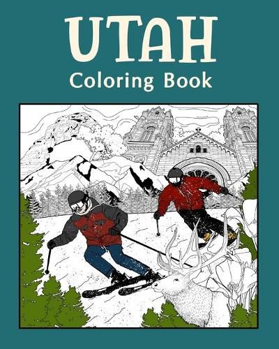 Cover image for Utah Coloring Book