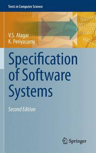 Cover image for Specification of Software Systems