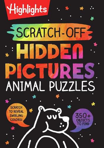 Cover image for Scratch-Off Hidden Pictures Animal Puzzles