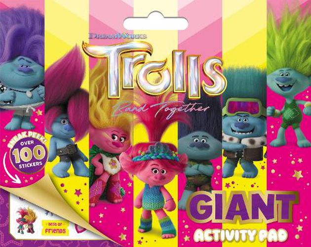 Cover image for Trolls Band Together: Giant Activity Pad (DreamWorks)