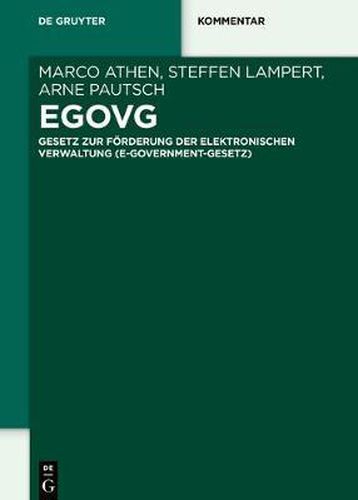 Cover image for Egovg: Gesetz Zur Foerderung Der Elektronischen Verwaltung (E-Government-Gesetz)