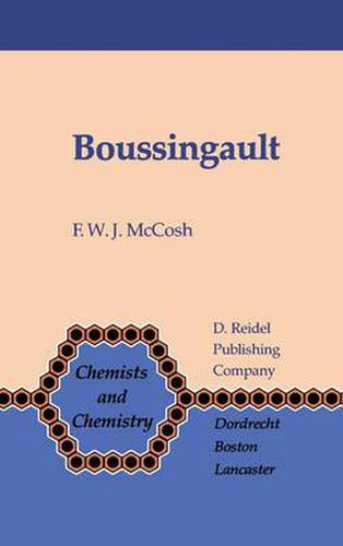Cover image for Boussingault: Chemist and Agriculturist