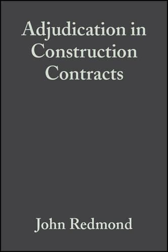 Cover image for Adjudication in Construction Contracts