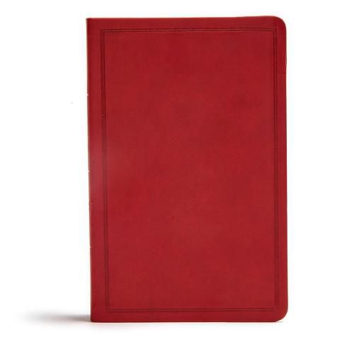 CSB Deluxe Gift Bible, Burgundy LeatherTouch